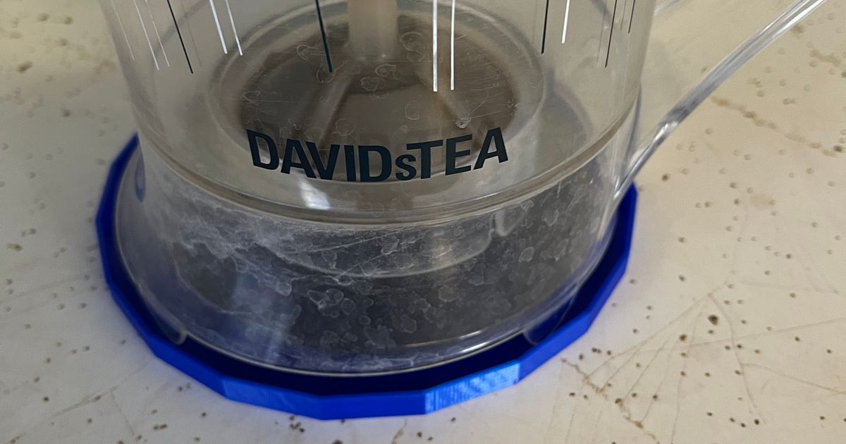 David's Tea Steeper Base by Chris Inguelph Download free STL model