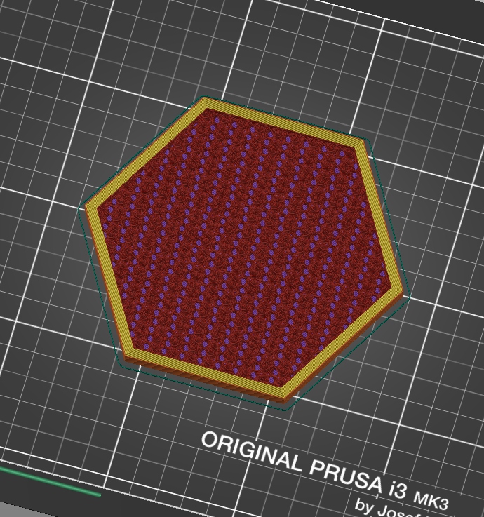 Miniatura 7 do modelo 3D Hexagonal Coaster Set