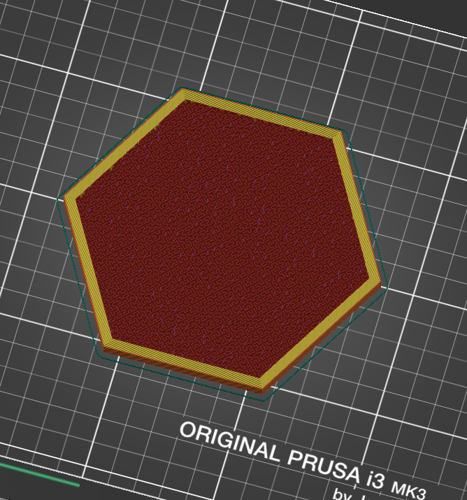 Miniatura 6 do modelo 3D Hexagonal Coaster Set