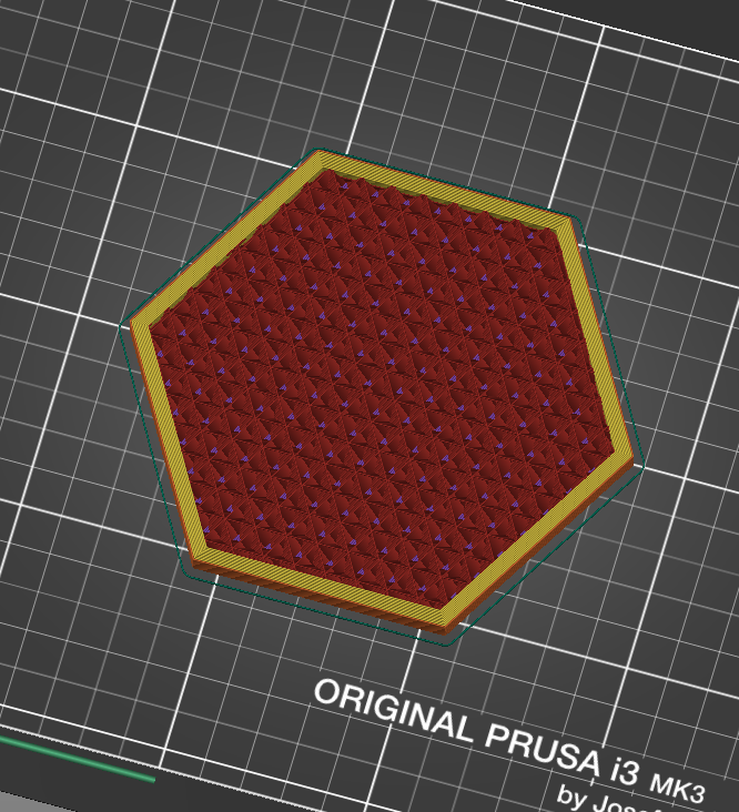 Miniatura 5 do modelo 3D Hexagonal Coaster Set