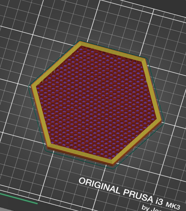Miniatura 8 do modelo 3D Hexagonal Coaster Set