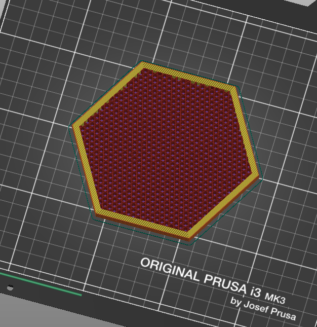 Miniatura 4 do modelo 3D Hexagonal Coaster Set