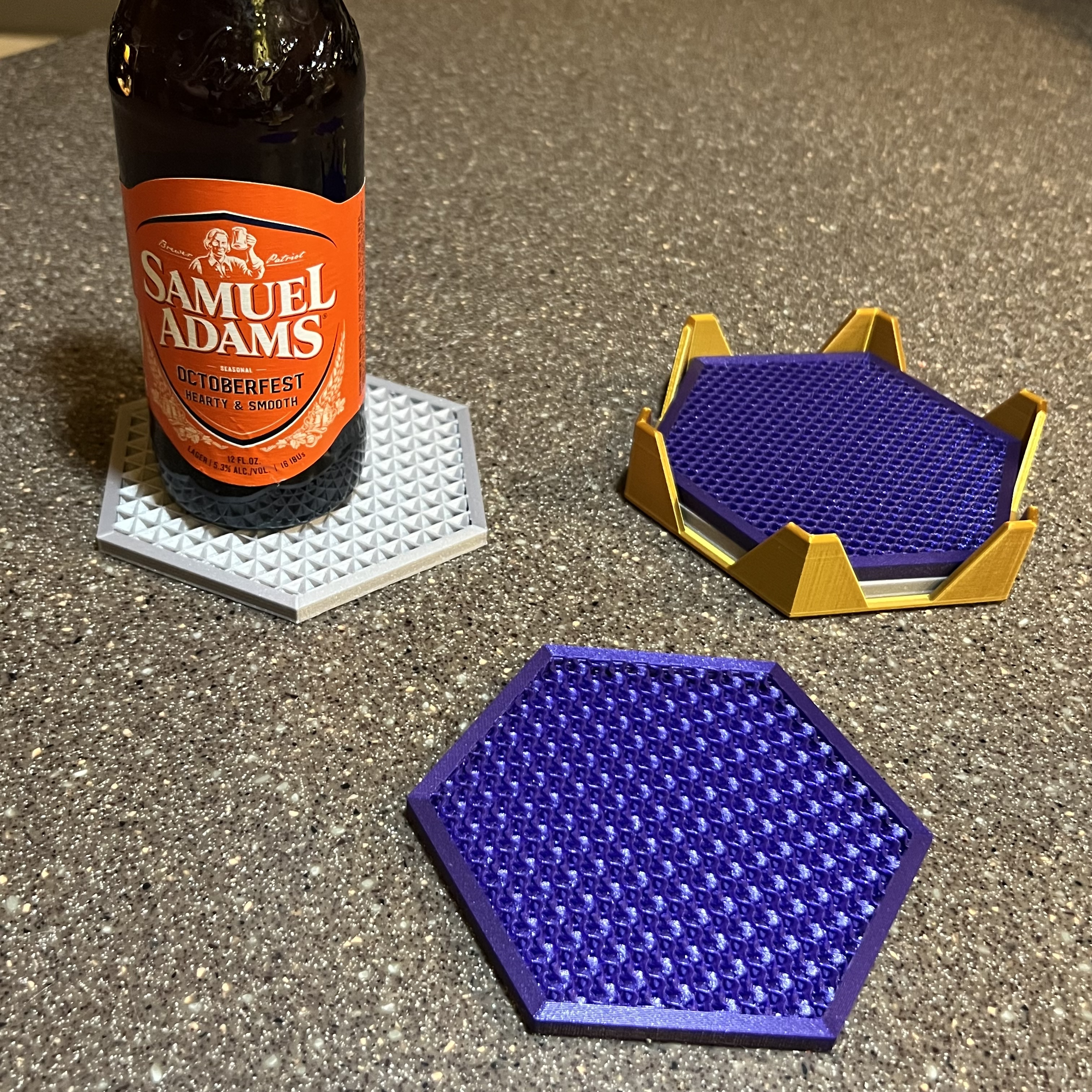 Hexagonal Coaster Set