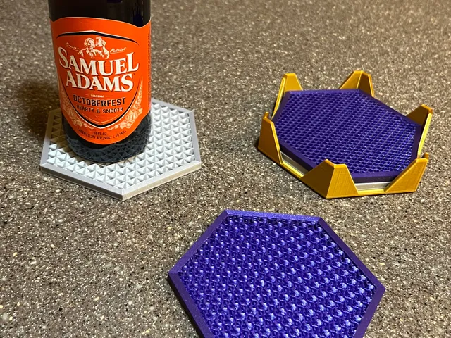 Hexagonal Coaster Set