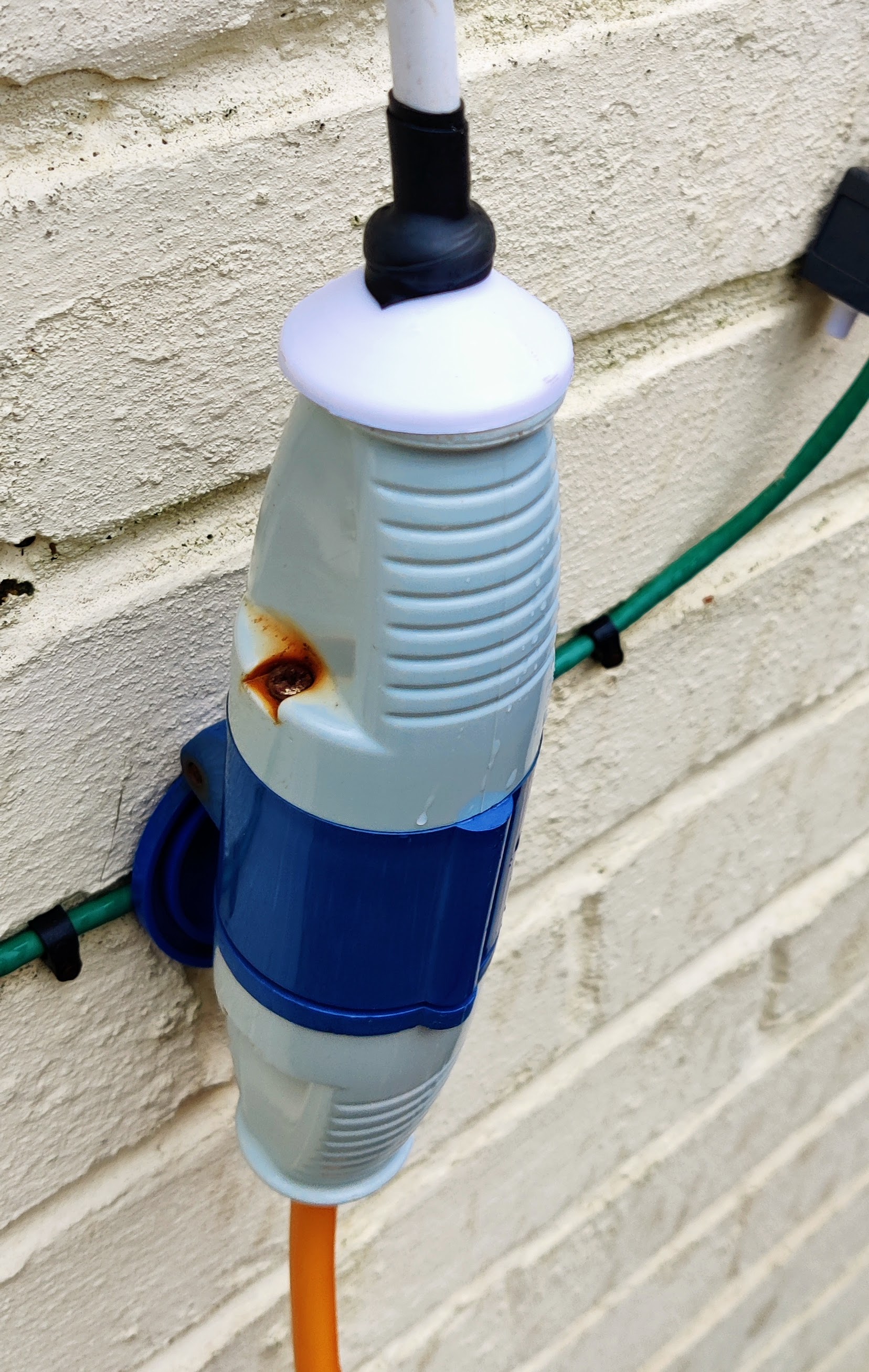 Caravans & Motorhomes HookUp Lead adapter rain shield. by mat1photo