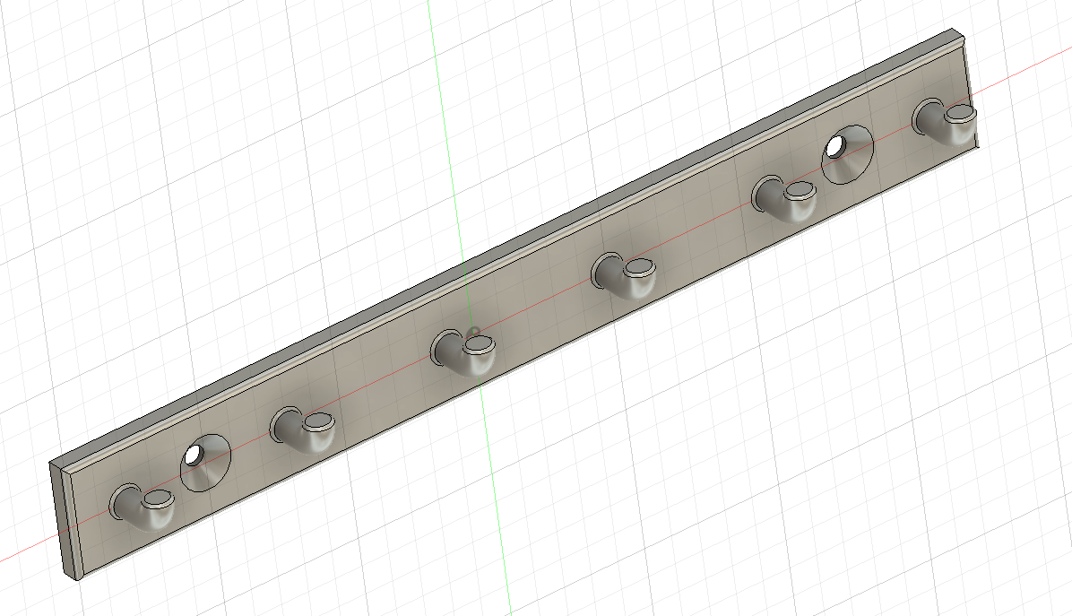 Necklace holder for wall