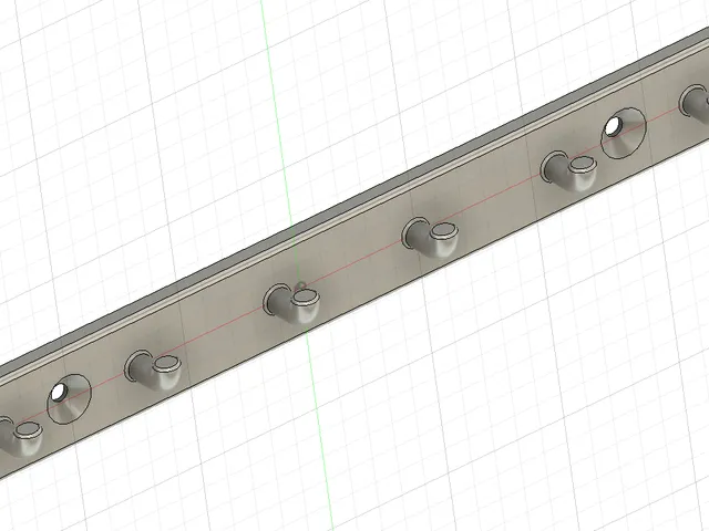 Necklace holder for wall