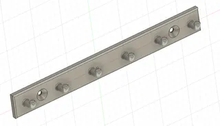 Necklace holder for wall