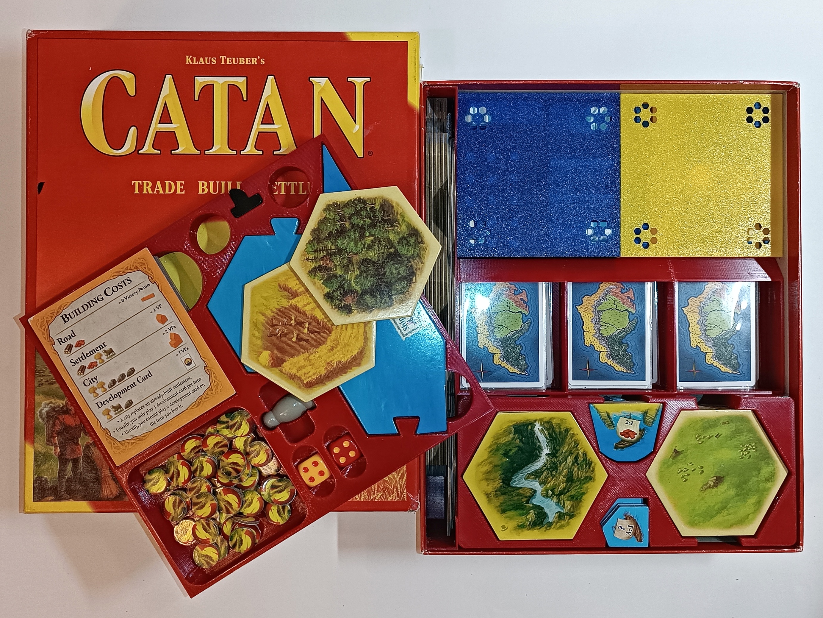 Catan (Base + Seafarers) Organizer
