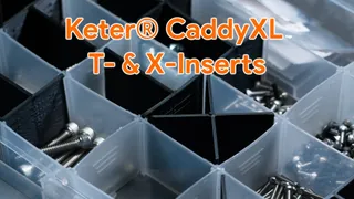 Keter CaddyXL Organizer T- & X-Inserts