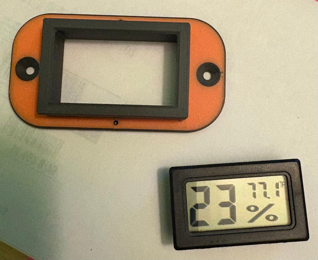 Mini Digital Thermometer Hygrometer Mount
