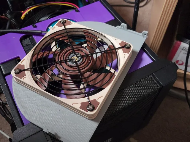 Top Exhaust 120mm SLIM Fan bracket for the Cooler Master Elite 130