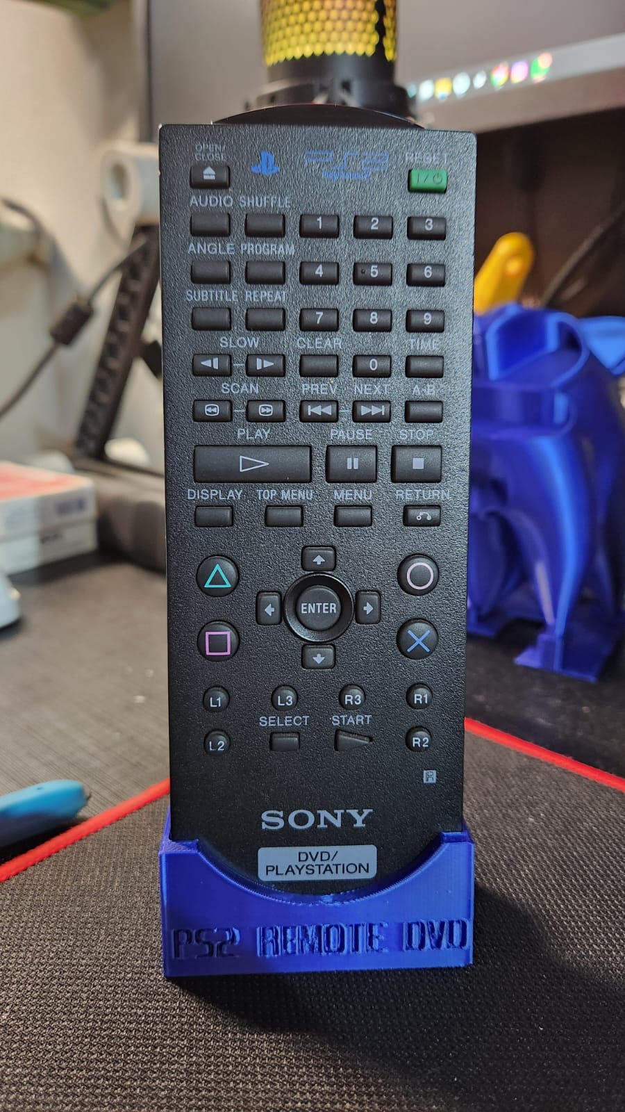 PS2 DVD Remote Control Holder