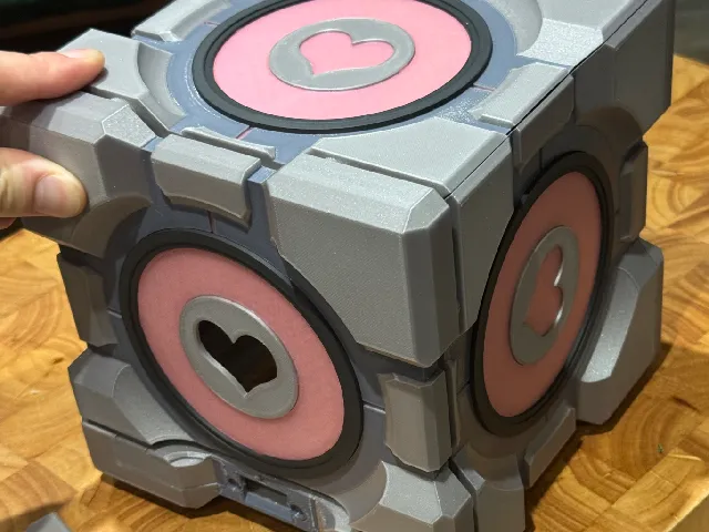 Steam Machine Companion Cube Case: Multicolor + Reduced Assembly Version