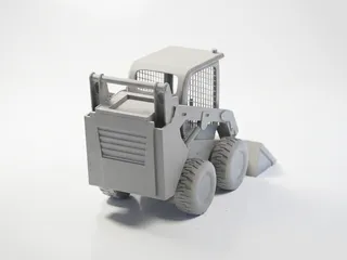 Bobcat Skid Loader Construction Vehicle 3D Printable