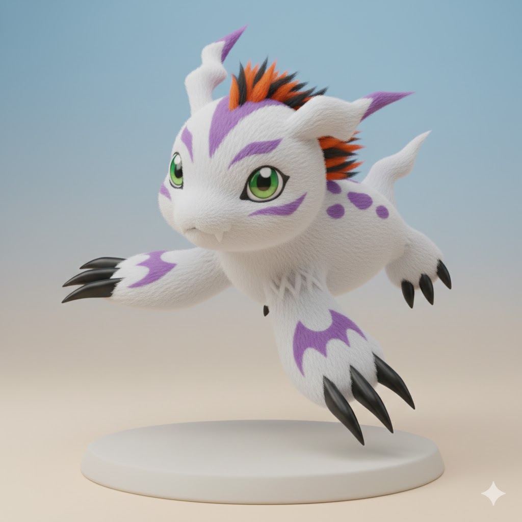 Gomamon Digimon Creature Model