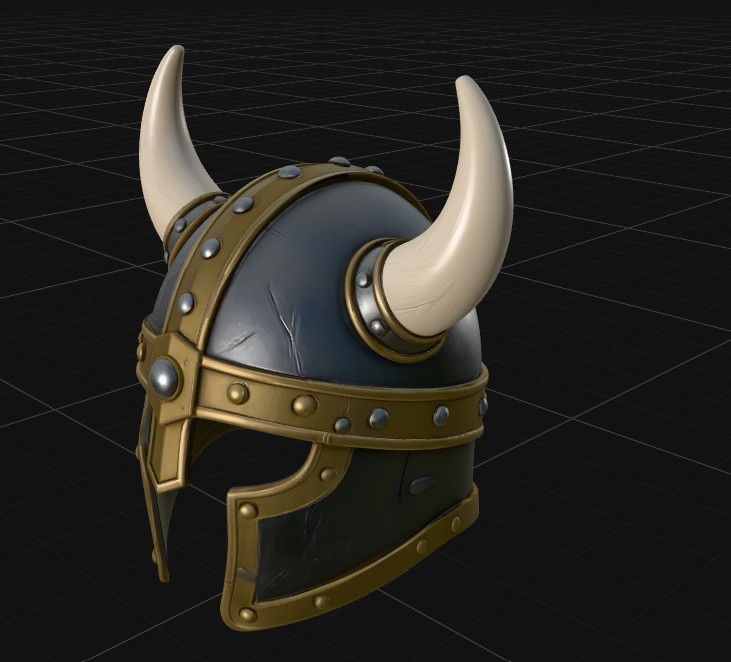 Miniatura 4 do modelo 3D viking helmet