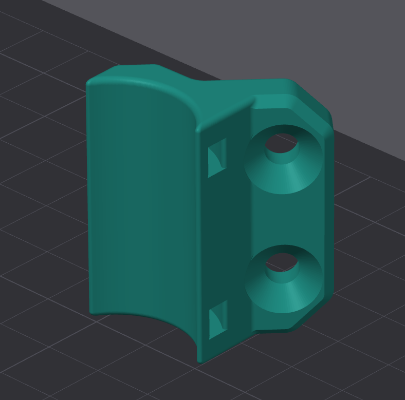 Universal 1 Inch Flashlight MLok mount