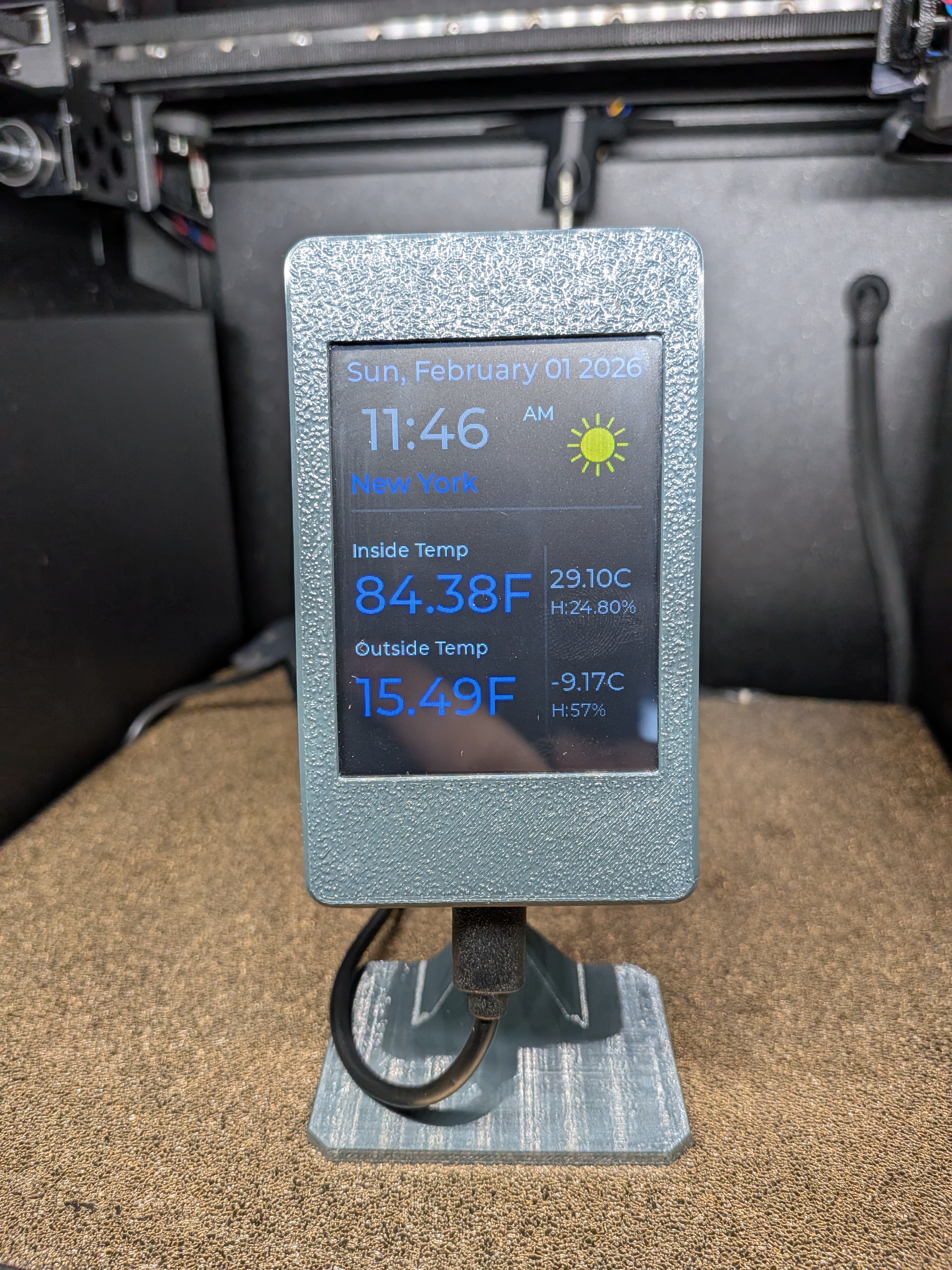 Weather Station and Clock using CYD
