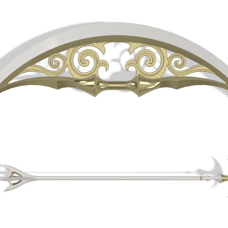 Zelda Bow of Light STL Files - Zelda Breath of the Wild Cosplay Prop ...