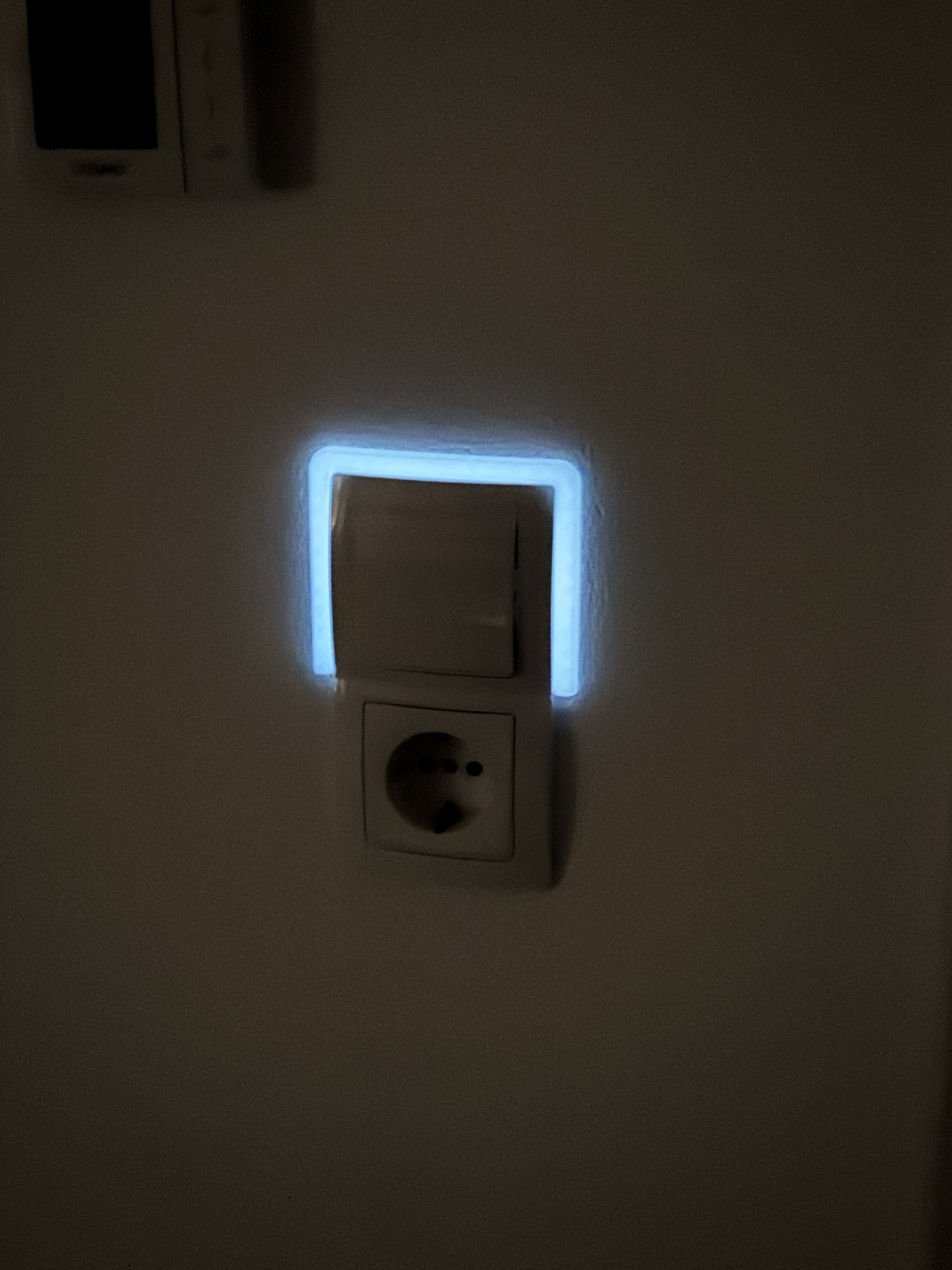 Glow-in-the-Dark Frame for Light Switches & Wall Outlets