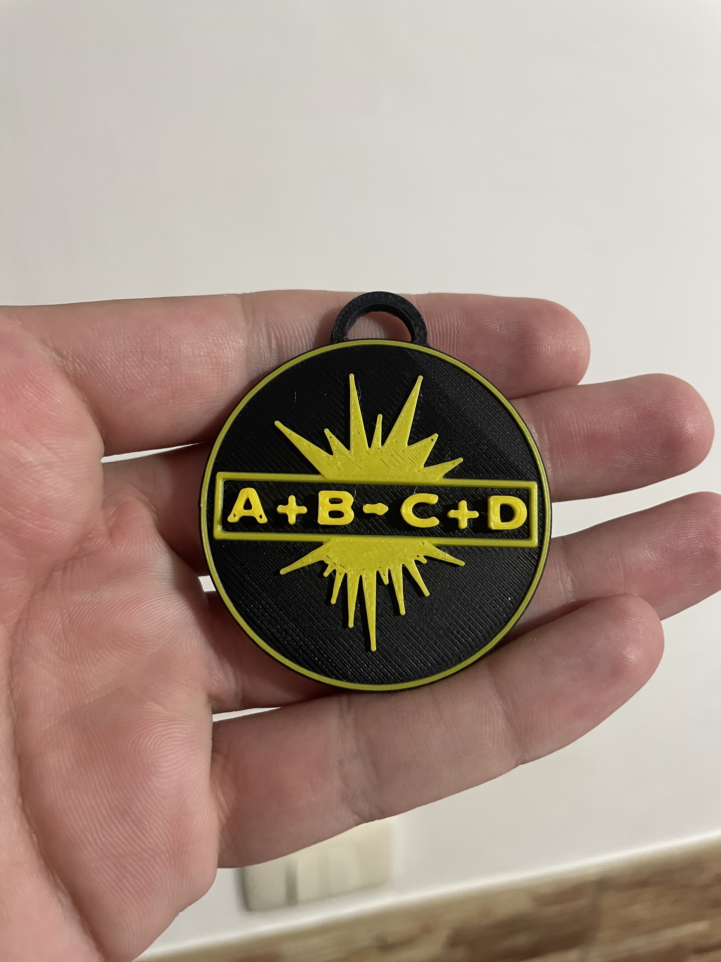 Keychain Chemical Reaction