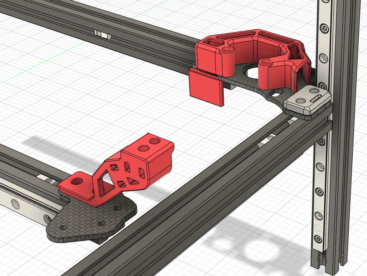 Dragchain Mounts for Carbon Fiber Bracket Kit