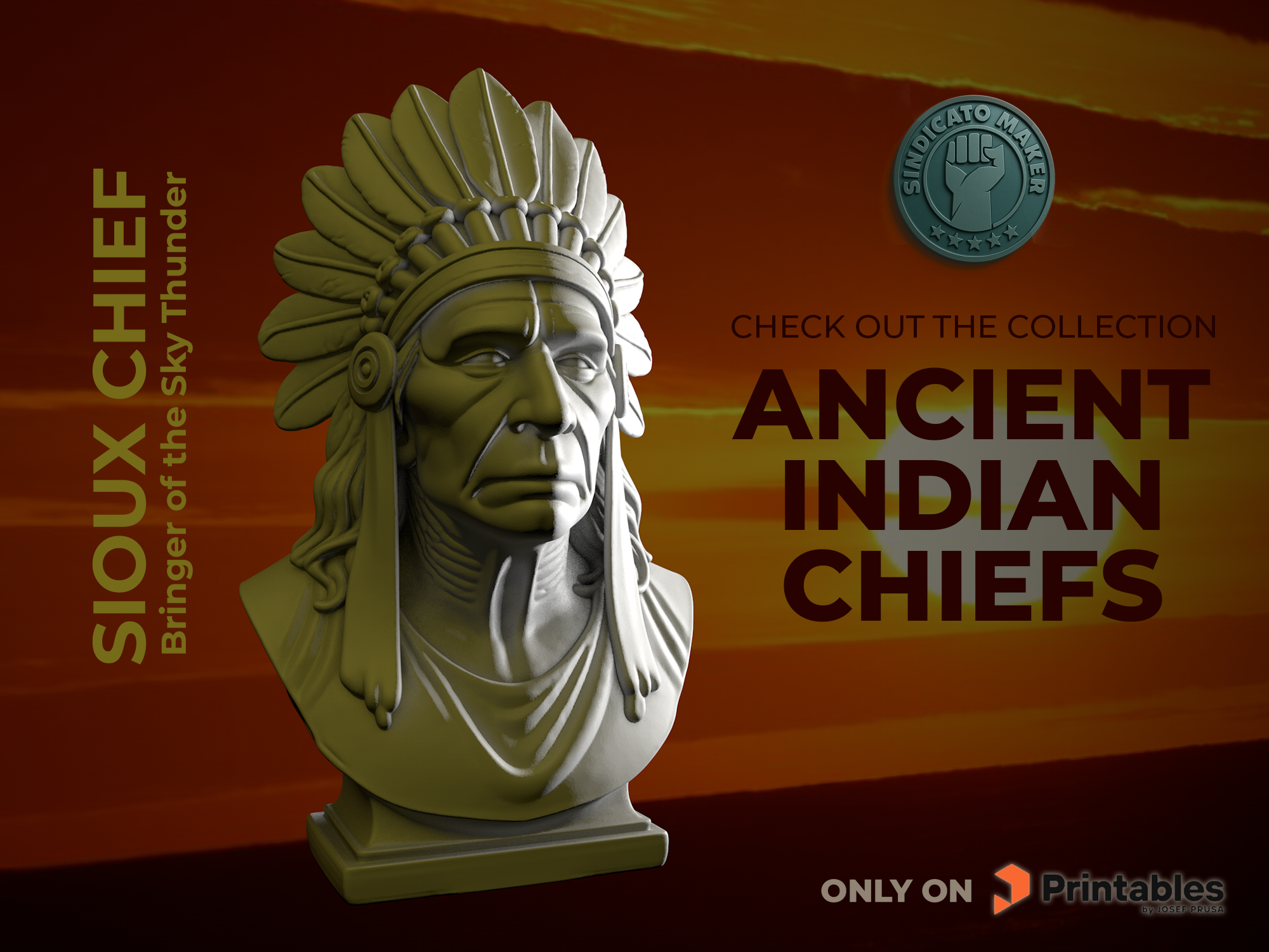 Great Sioux chief - Guardian of the Sacred Lands