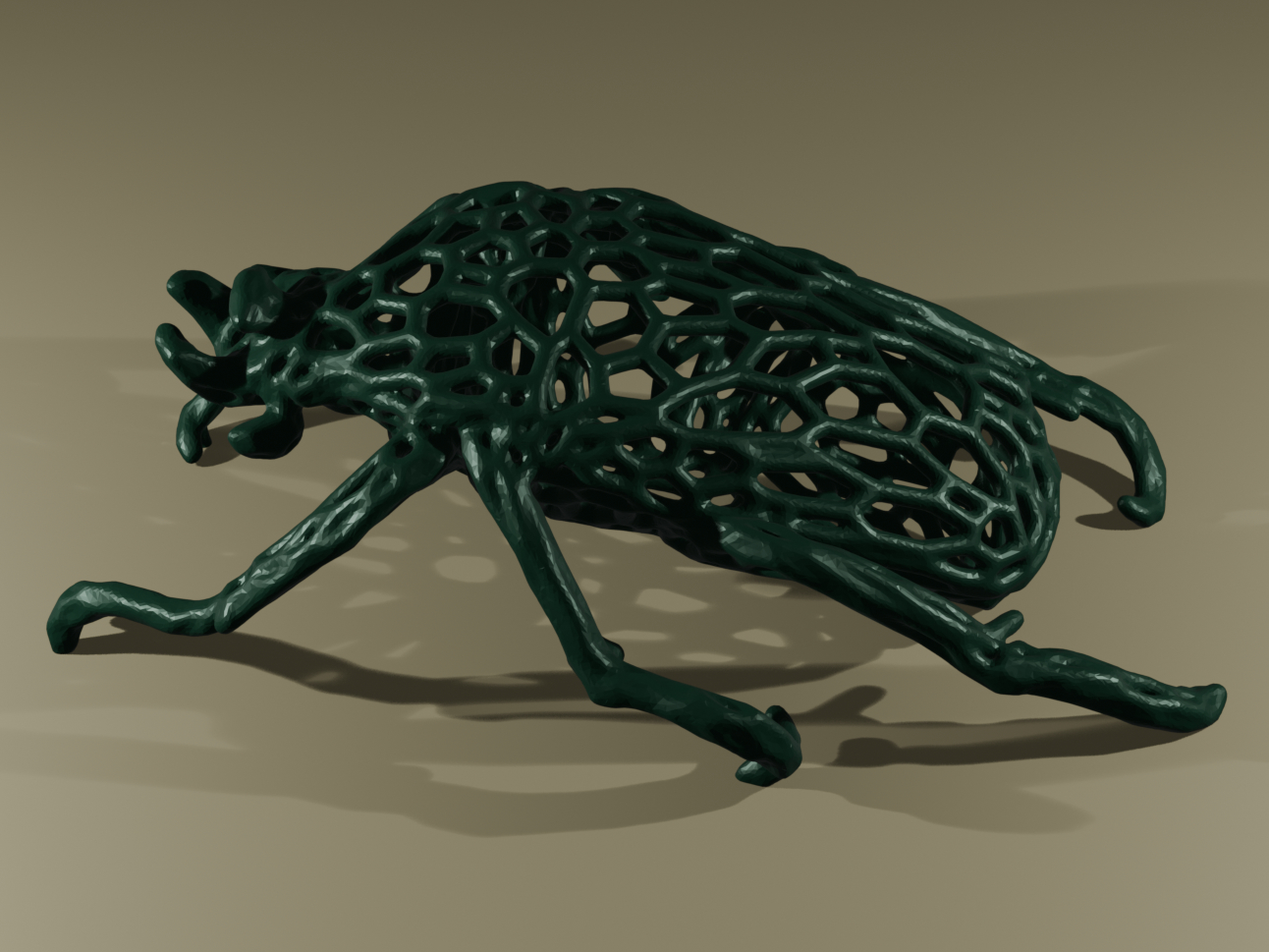 Scarab Beetle Voronoi
