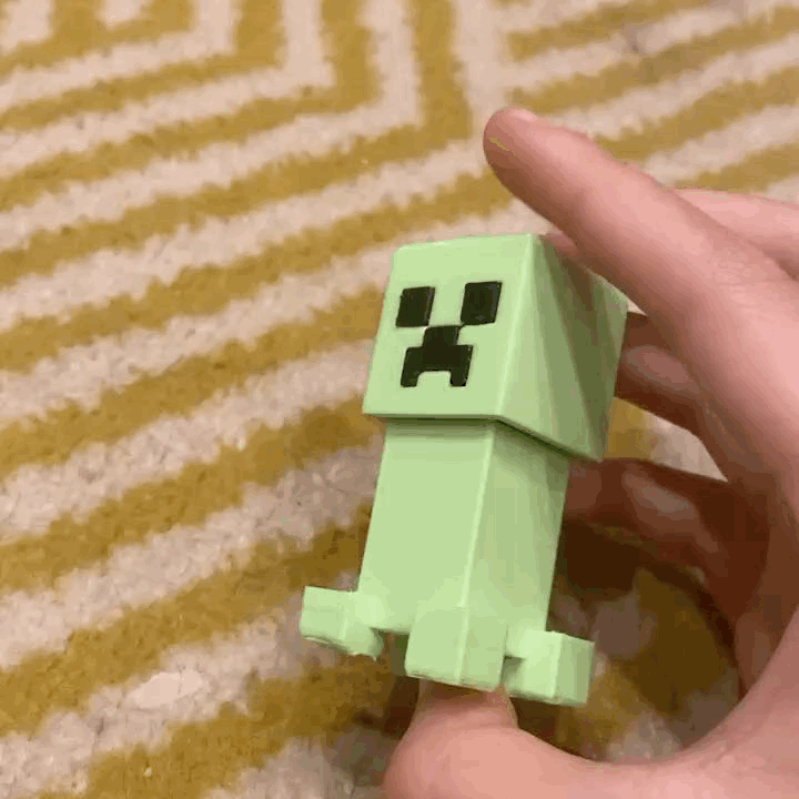 Creeper keyboard clicker by Spider PrintArt | Download free STL model ...