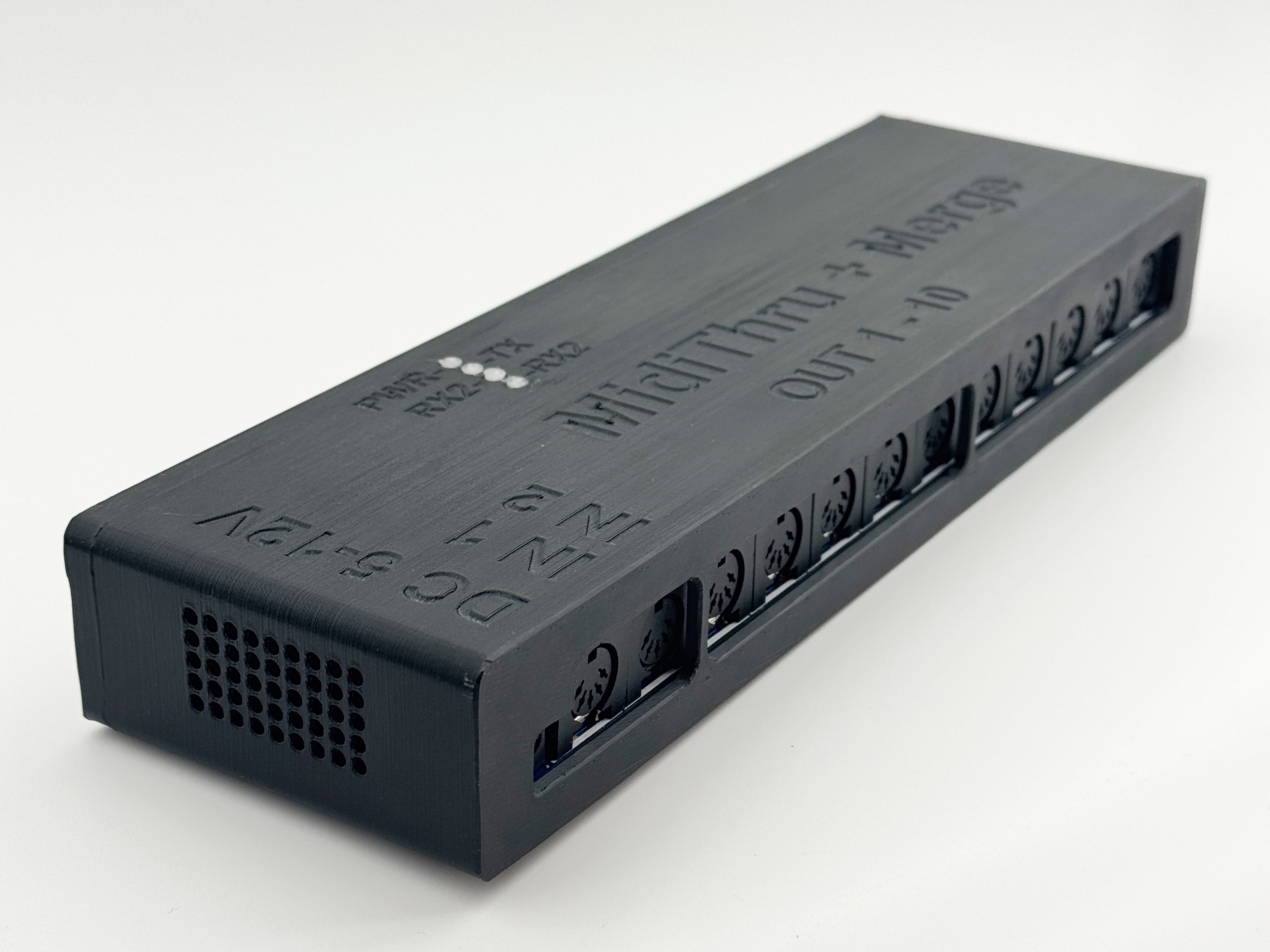 Defaudio MidiThru 2in/10out box