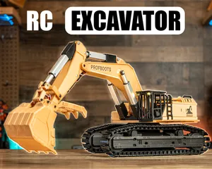 3D Printed RC Excavator