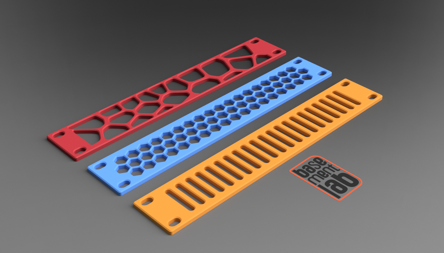 Grid Rack Panel 1U ventilation panel cover for 10 inch rackmount cabinet