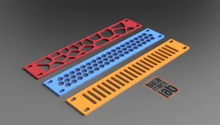 Grid Rack Panel 1U ventilation panel cover for 10 inch rackmount cabinet