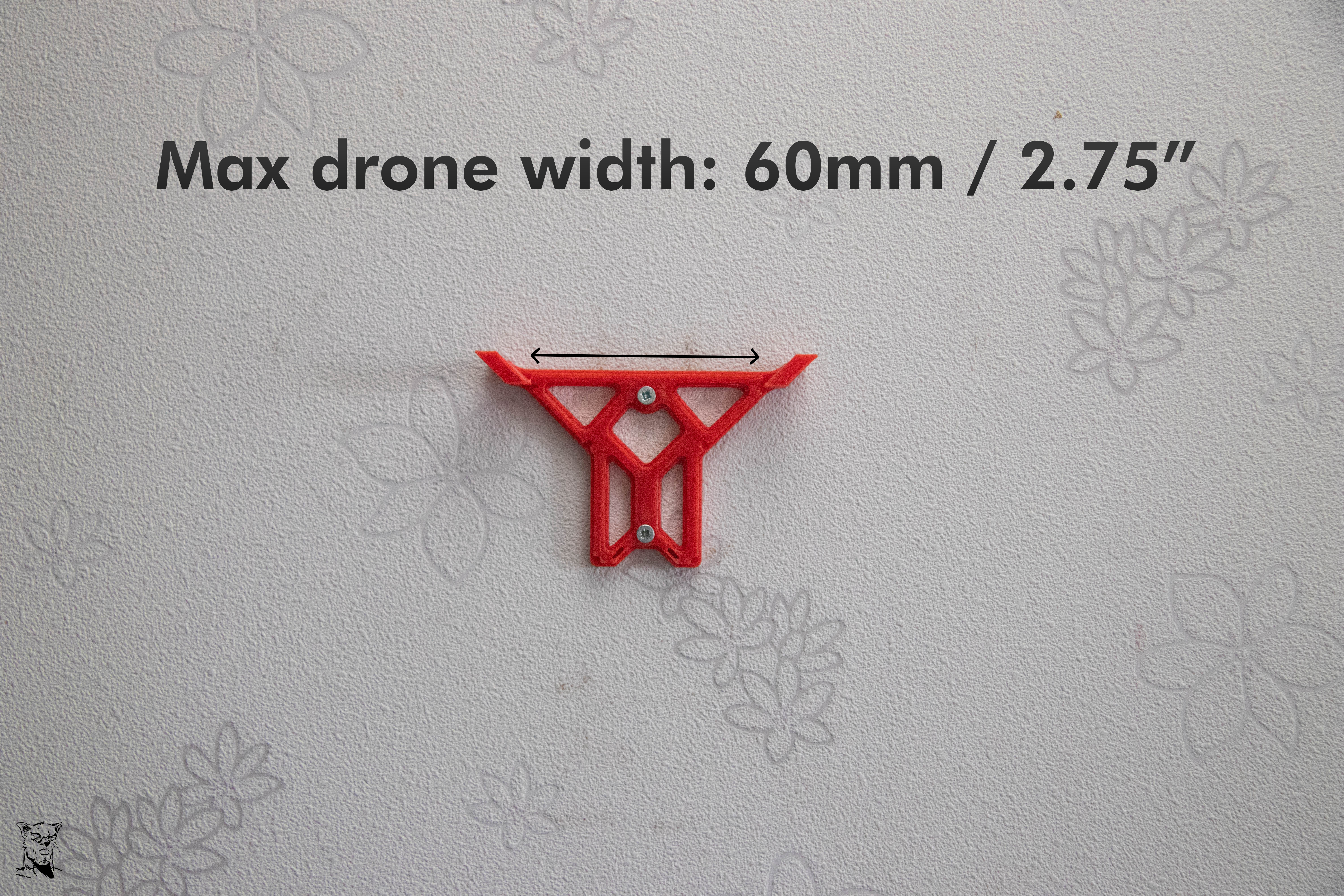 Miniatura 5 do modelo 3D FPV Drone Wall Mount