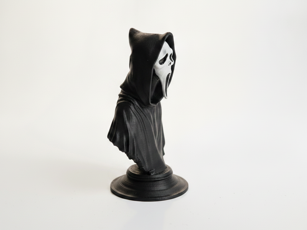 Ghostface Skull Horror Sculpture 3D Printable