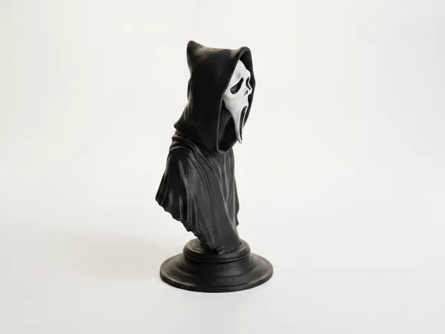 Ghostface Skull Horror Sculpture 3D Printable