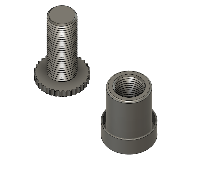Height-adjustable table legs F3D