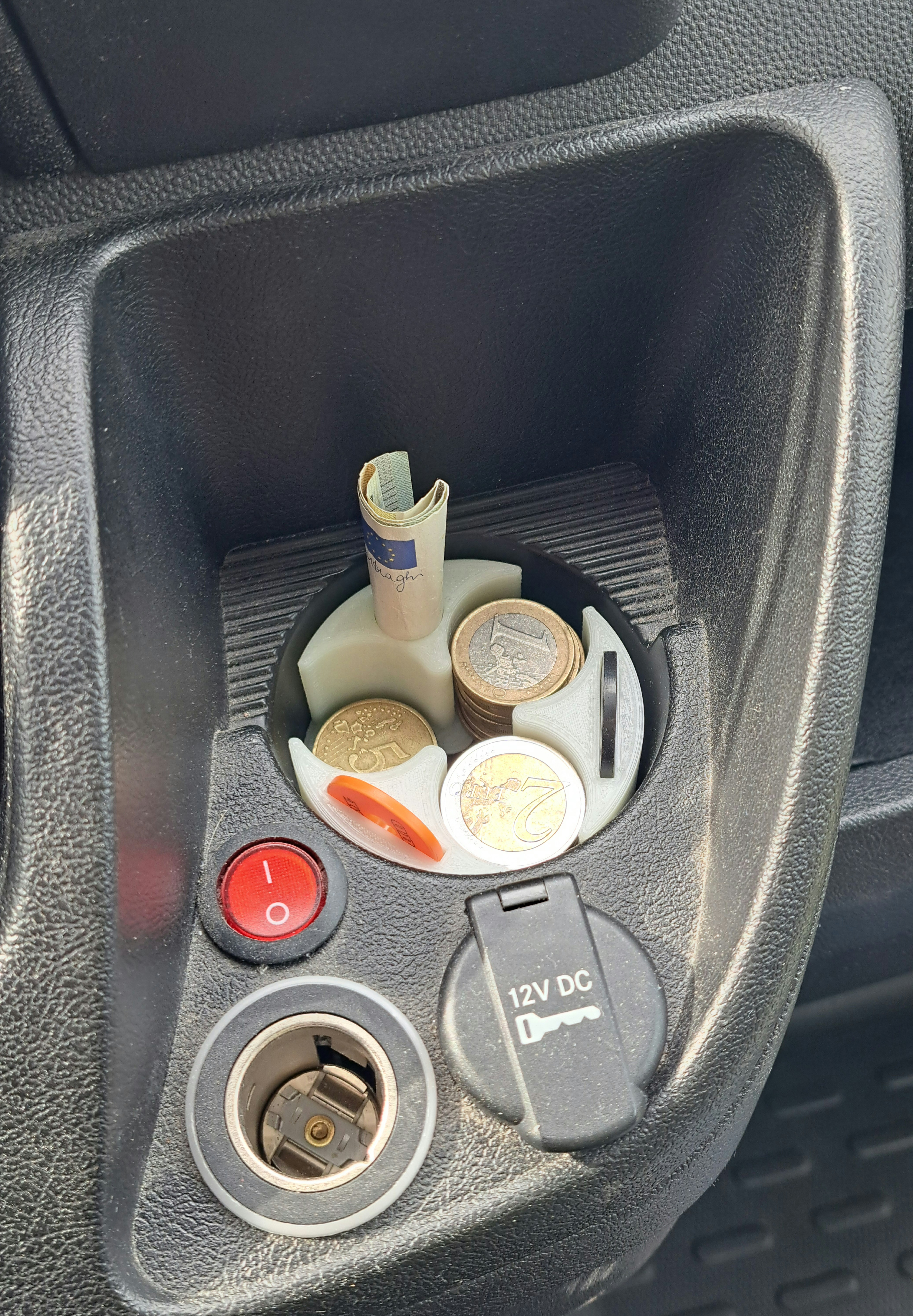 Coinholder for Citroen Jumper