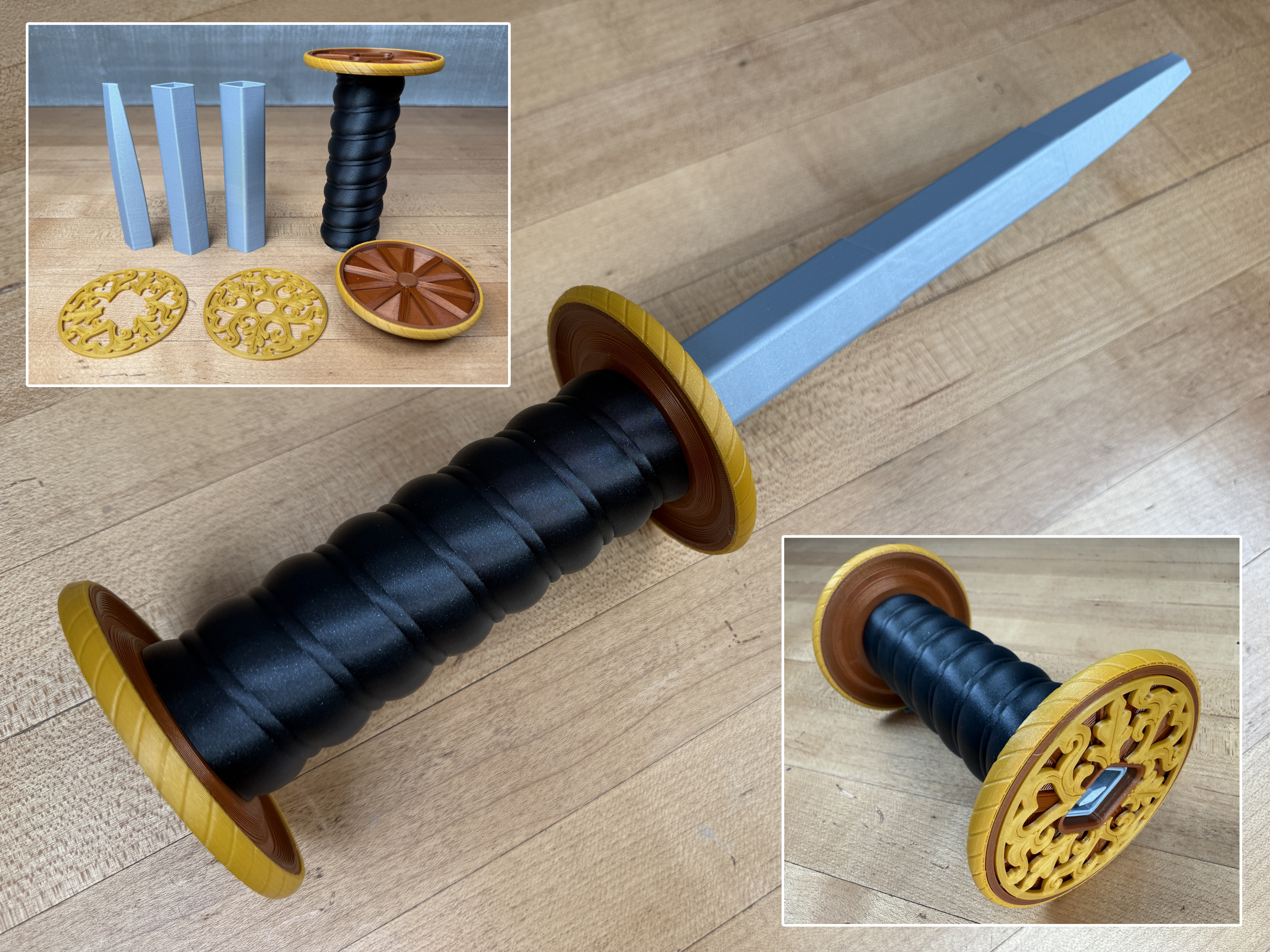 Collapsing Rondel Dagger #2 - Multi-Part Version