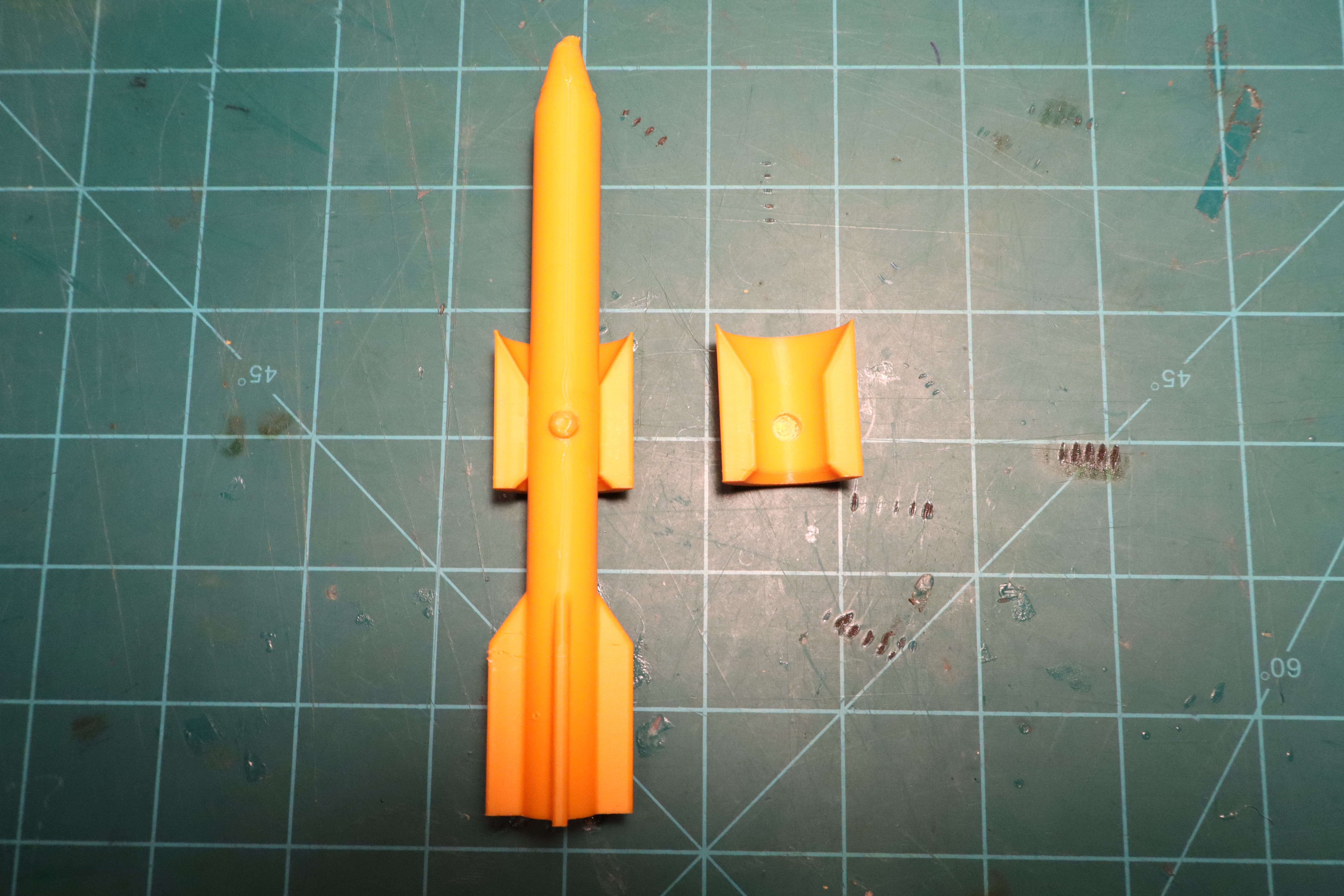 Sabot round for 1 inch diamiter potato cannon