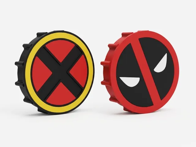 Deadpool & X-men Spool Holder Caps