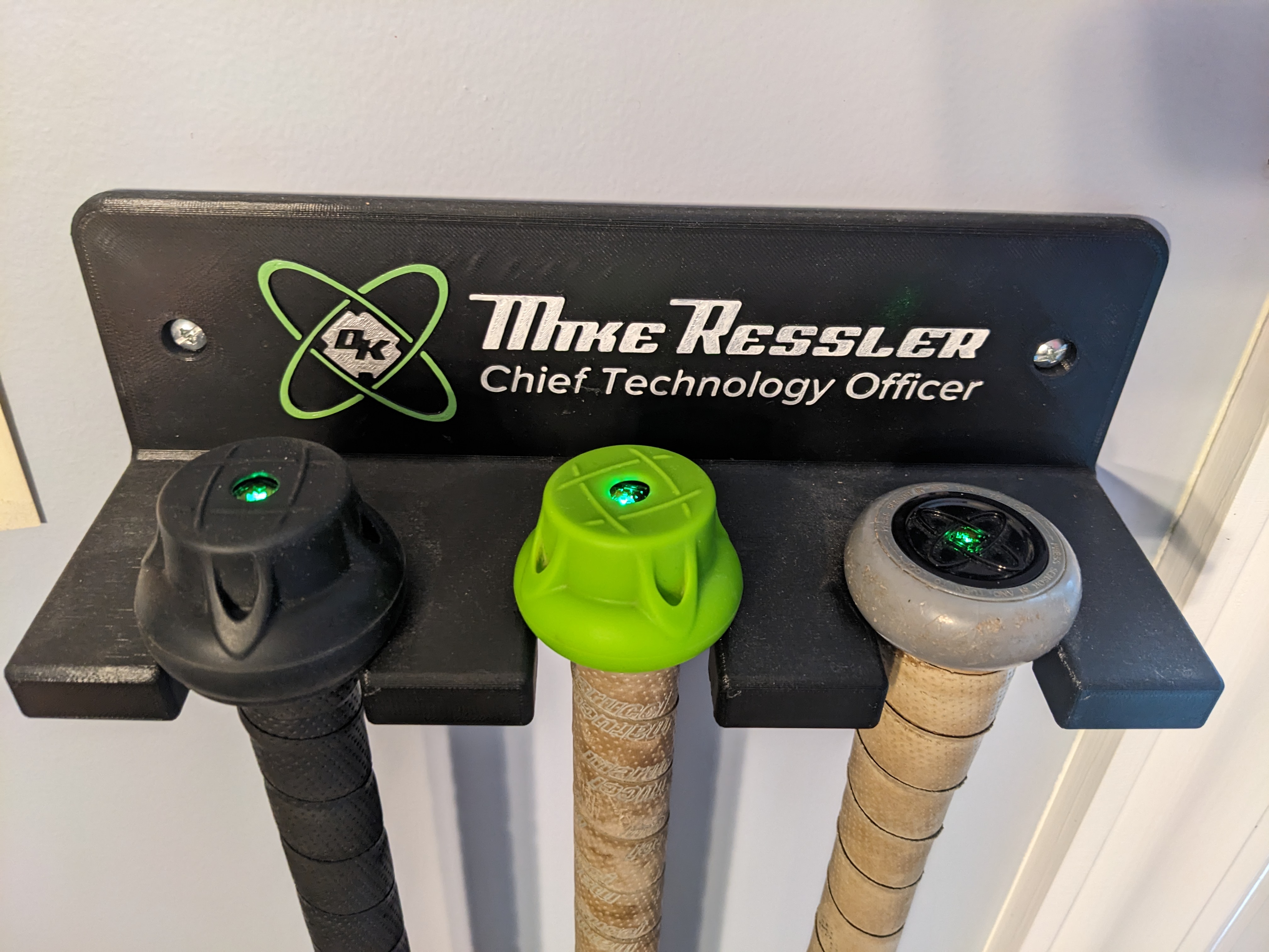 Baseball Bat Wall Mount (Blank Model)