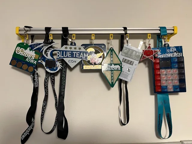 Cyber Security Conference Badge Display Rack