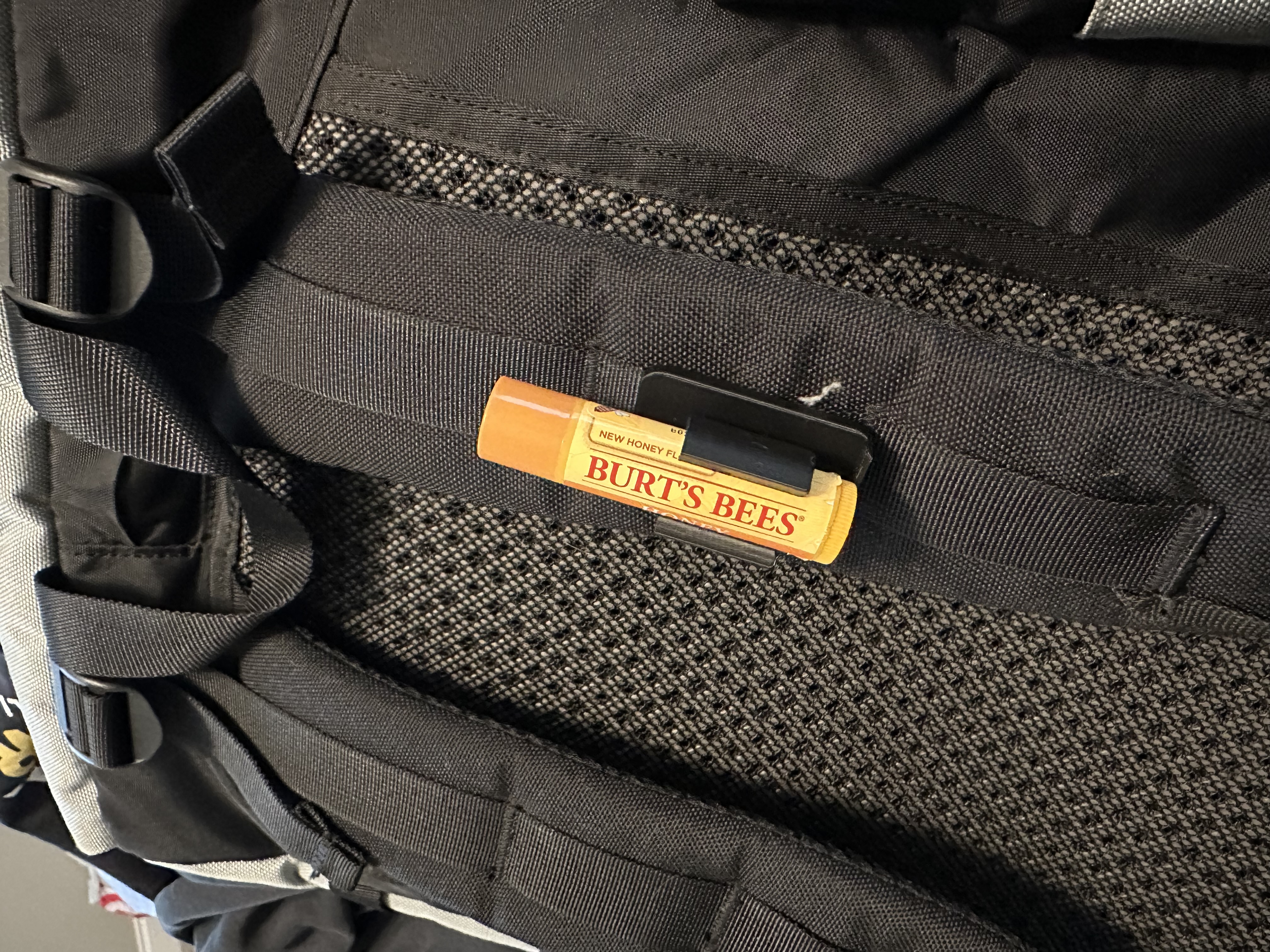 Backpack Strap Chapstick Clip