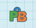 Key chain with letters pb by Preston | Download free STL model ...