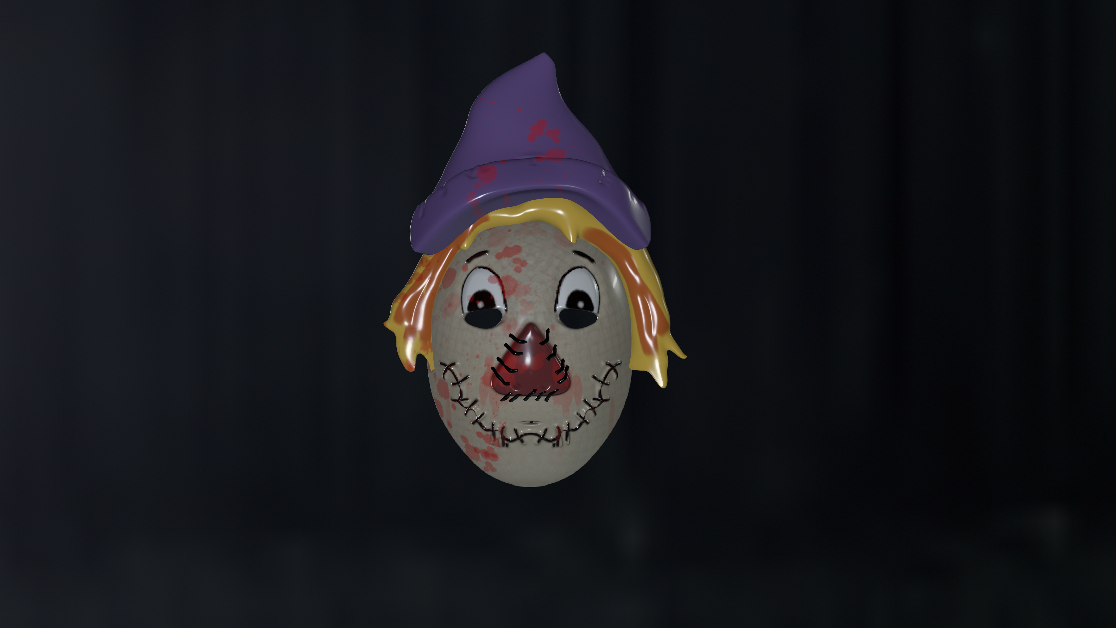 Corey Cunningham scarecrow mask