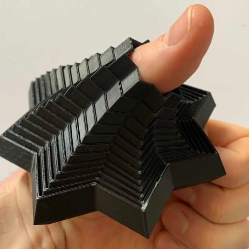 Miniatura 2 do modelo 3D Fidget star