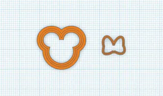 Mickey/Minnie Clay Cutter