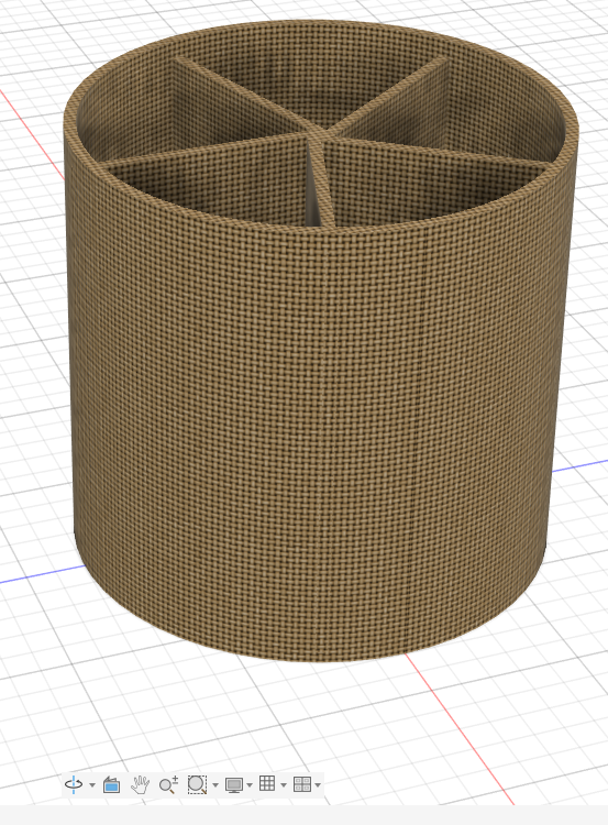 Pen holder round